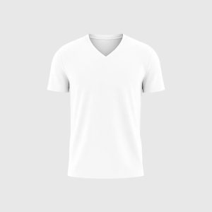 Le T-shirt Col V – Blanc