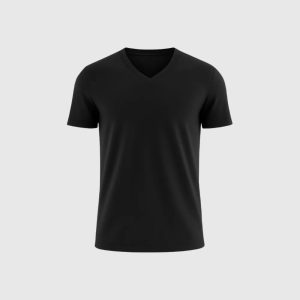Le T-shirt Col V – Noir