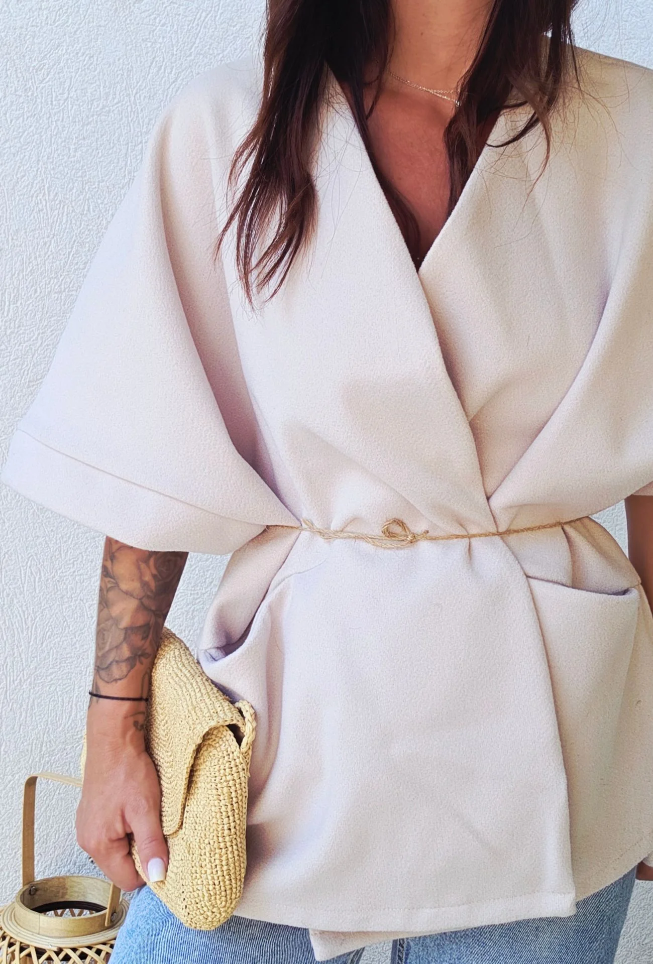 Manteau FOLLIES - sable – Image 3