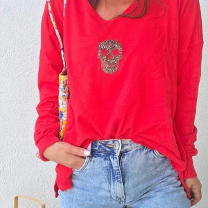 Pull léger MÉLANIE Rouge