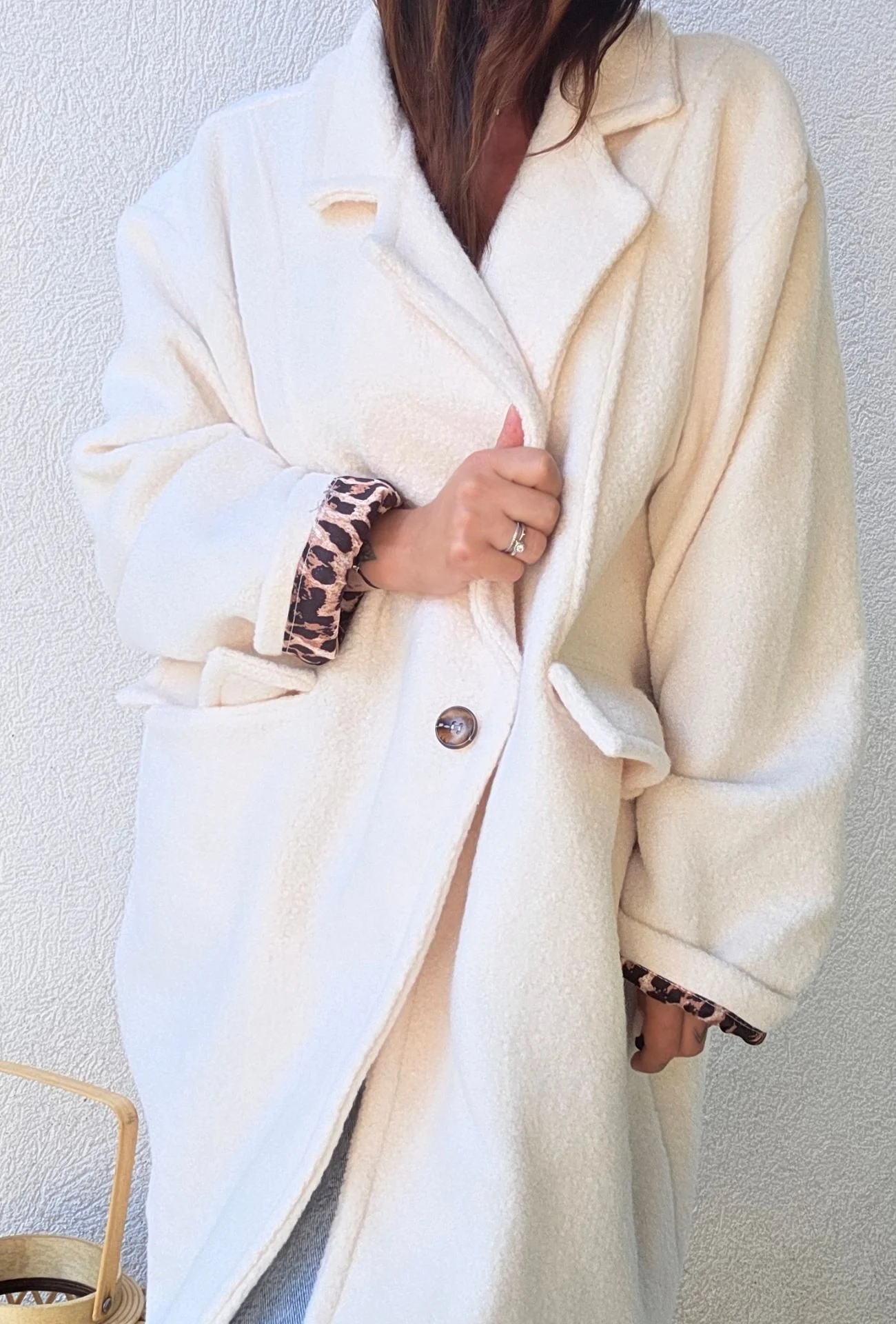 Manteau FRANCESCA sable – Image 5