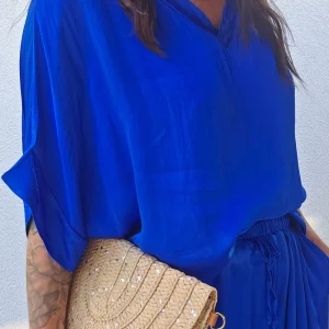 Blouse TONY – Bleu roi