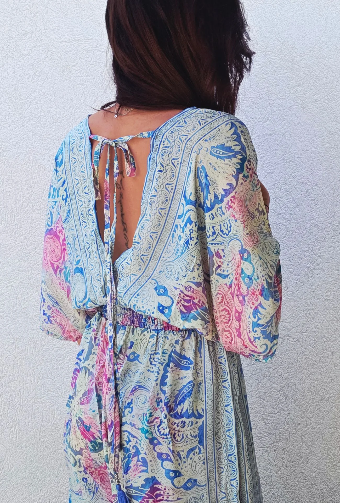 Combinaison pantalon LOÏS – Bleu Rose