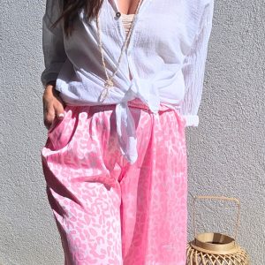 Pantalon ROXANE rose