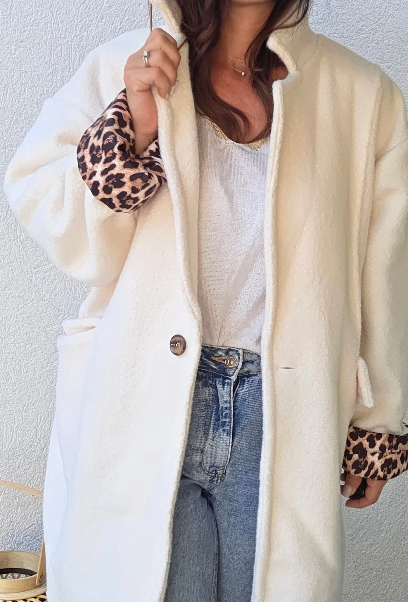 Manteau FRANCESCA sable – Image 4