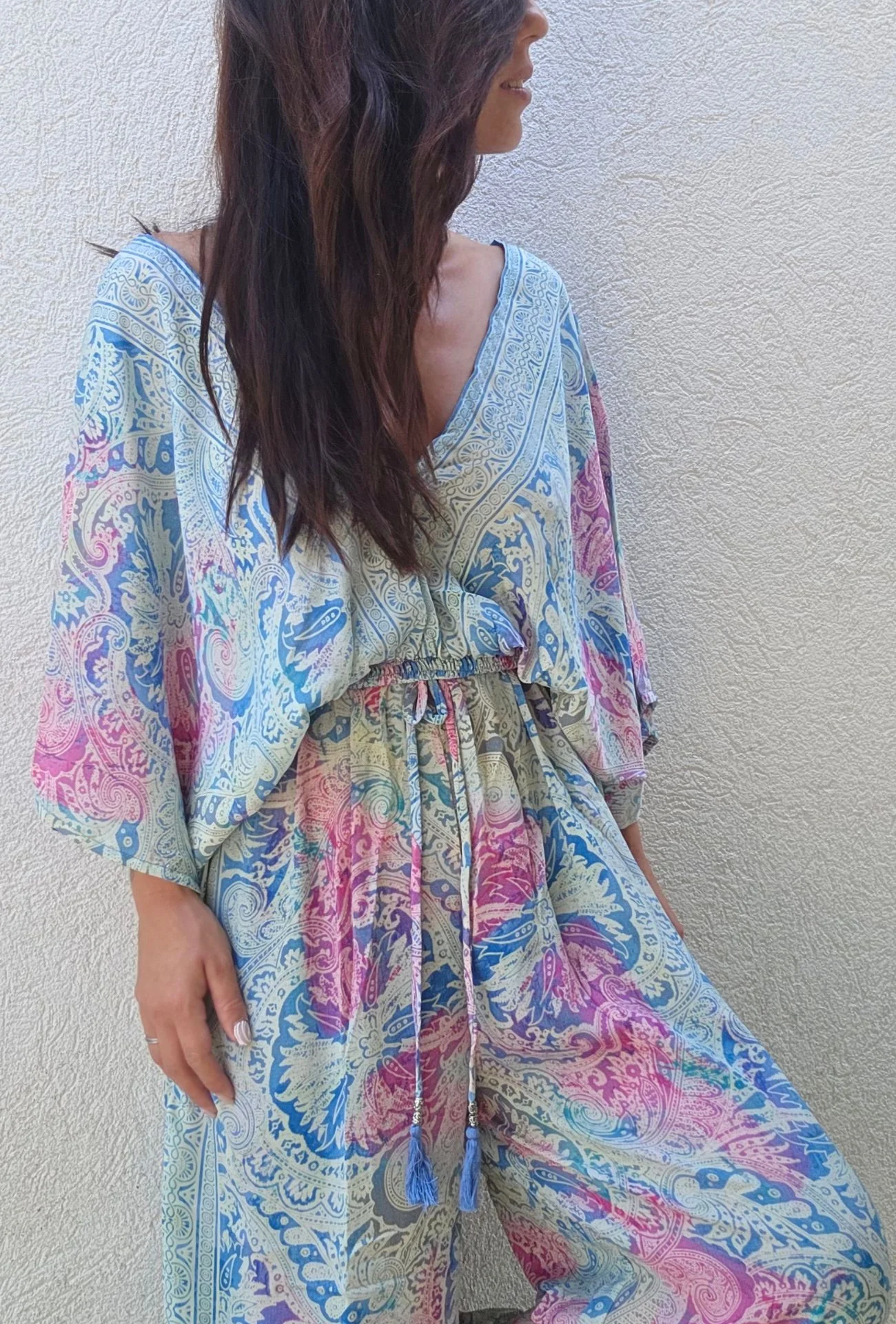 Combinaison pantalon LOÏS – Bleu Rose – Image 3