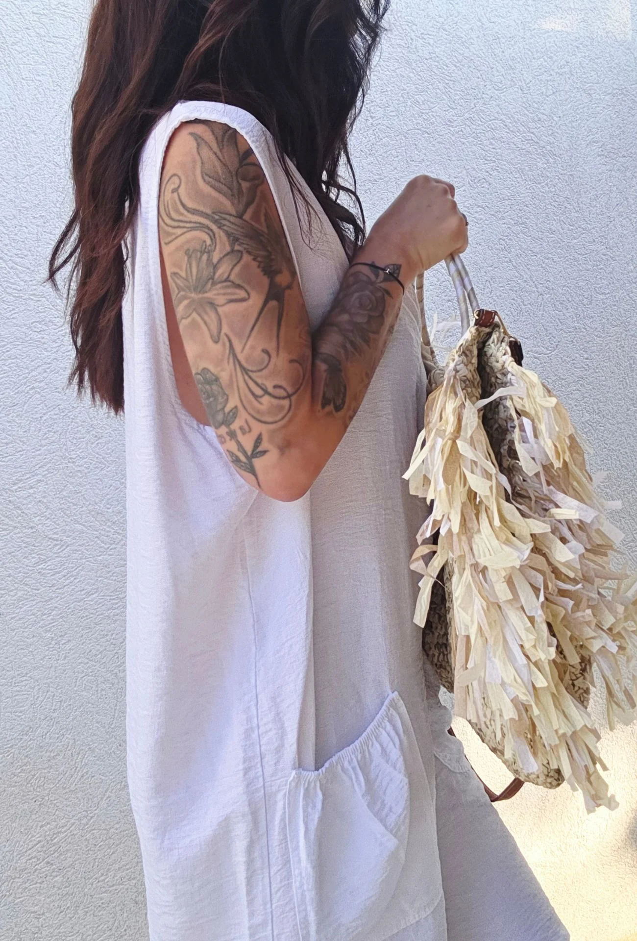 Combinaison short CLARA blanc – Image 3