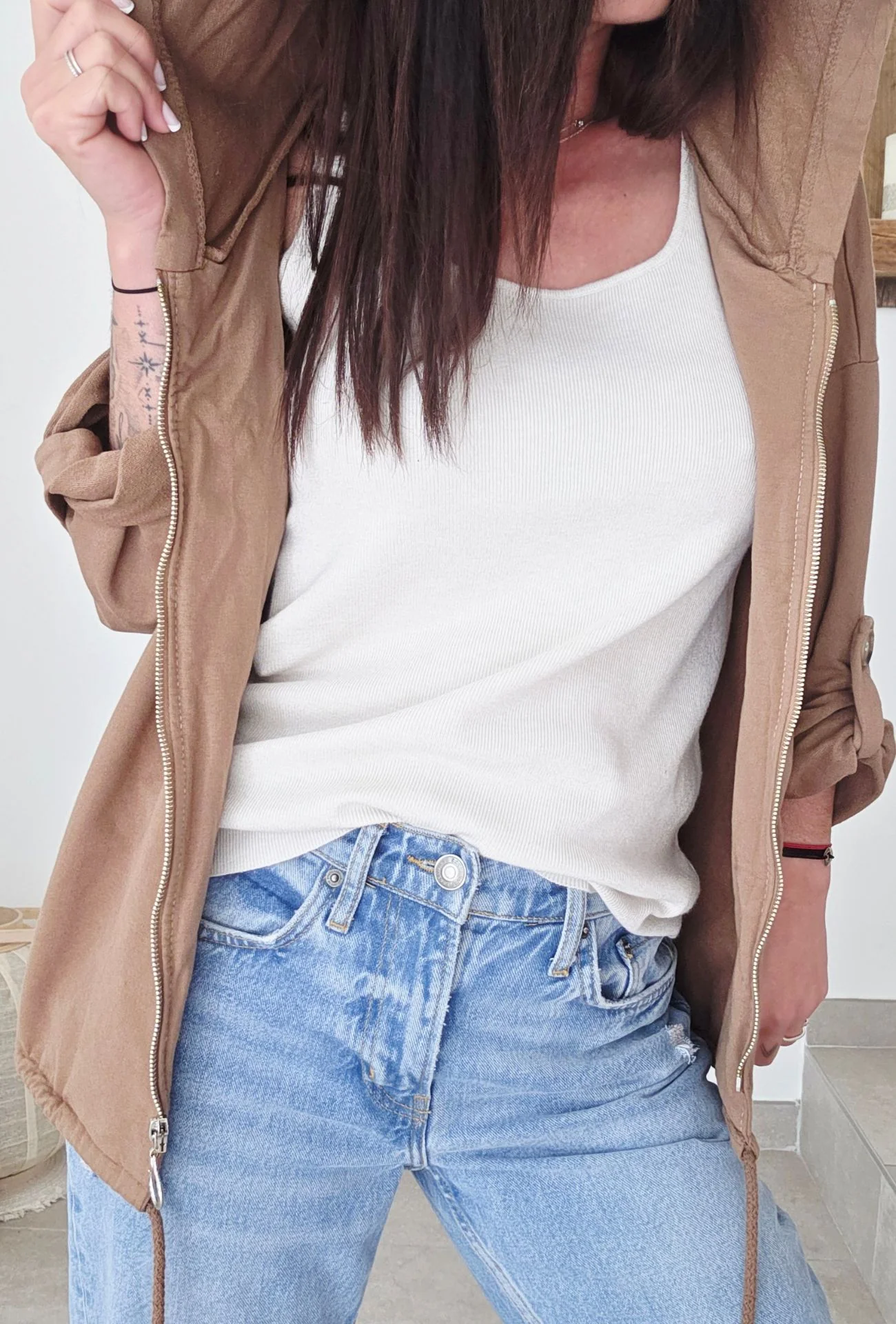 Sweat VINTAGE marron – Image 2