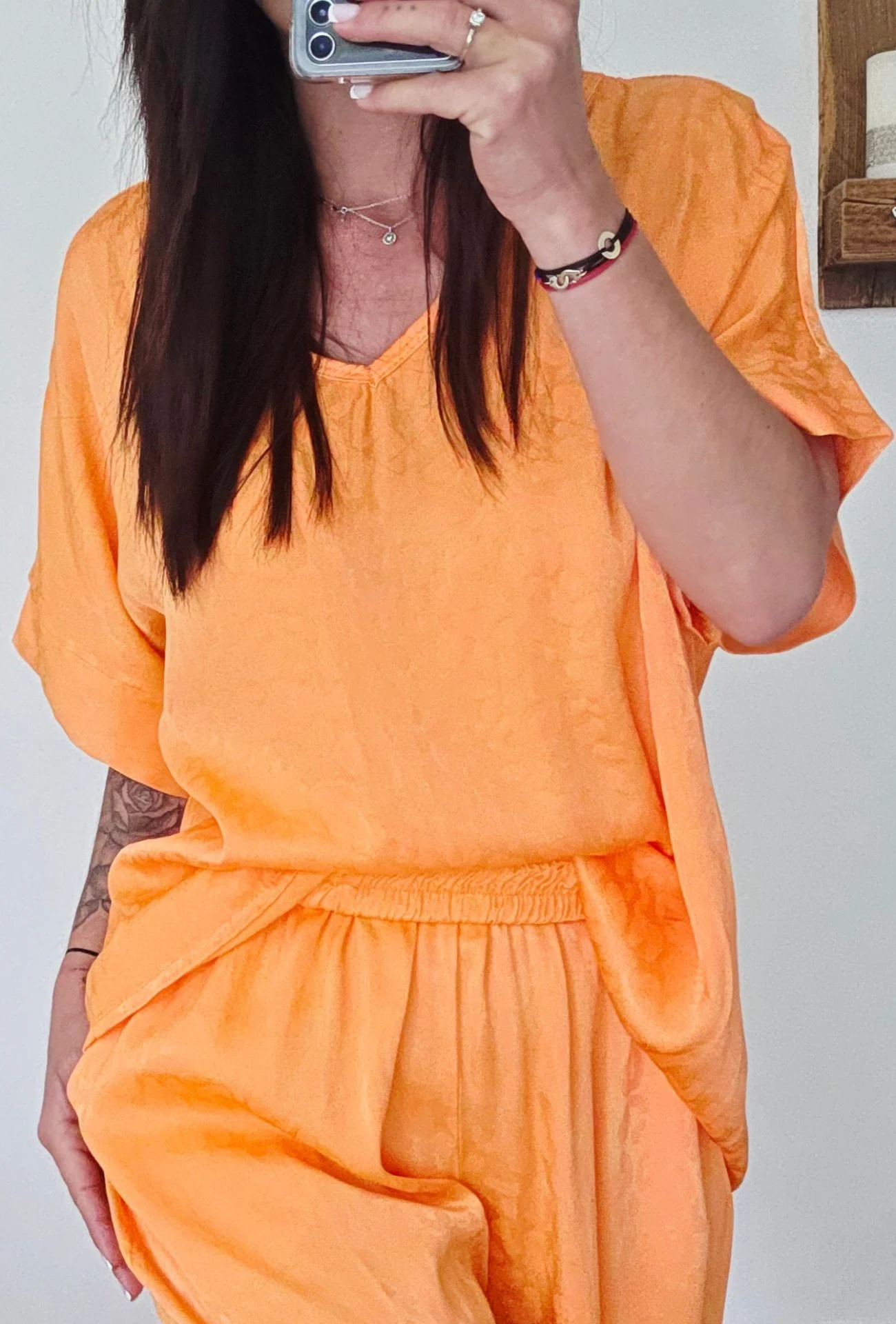 Haut ROXANE orange – Image 2