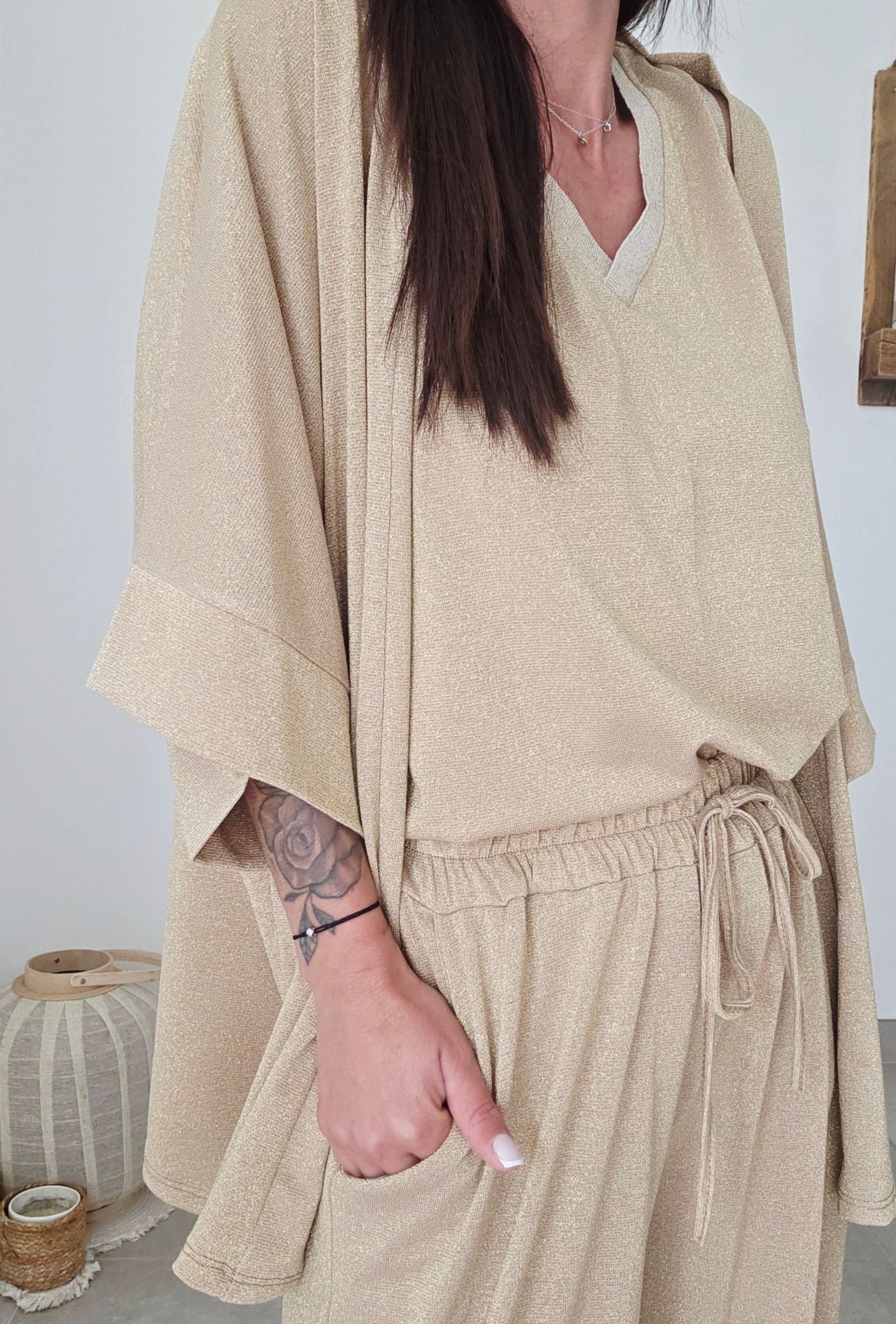 Gilet MAÏNA Doré – Image 5