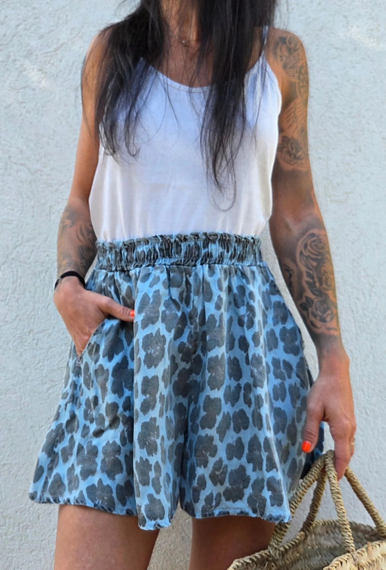 Short ample MIKY bleu – Image 3