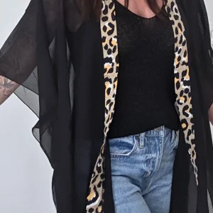 Gilet voile LEON noir