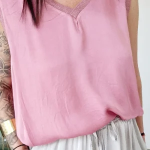 Top fluide LOUISE – Rose