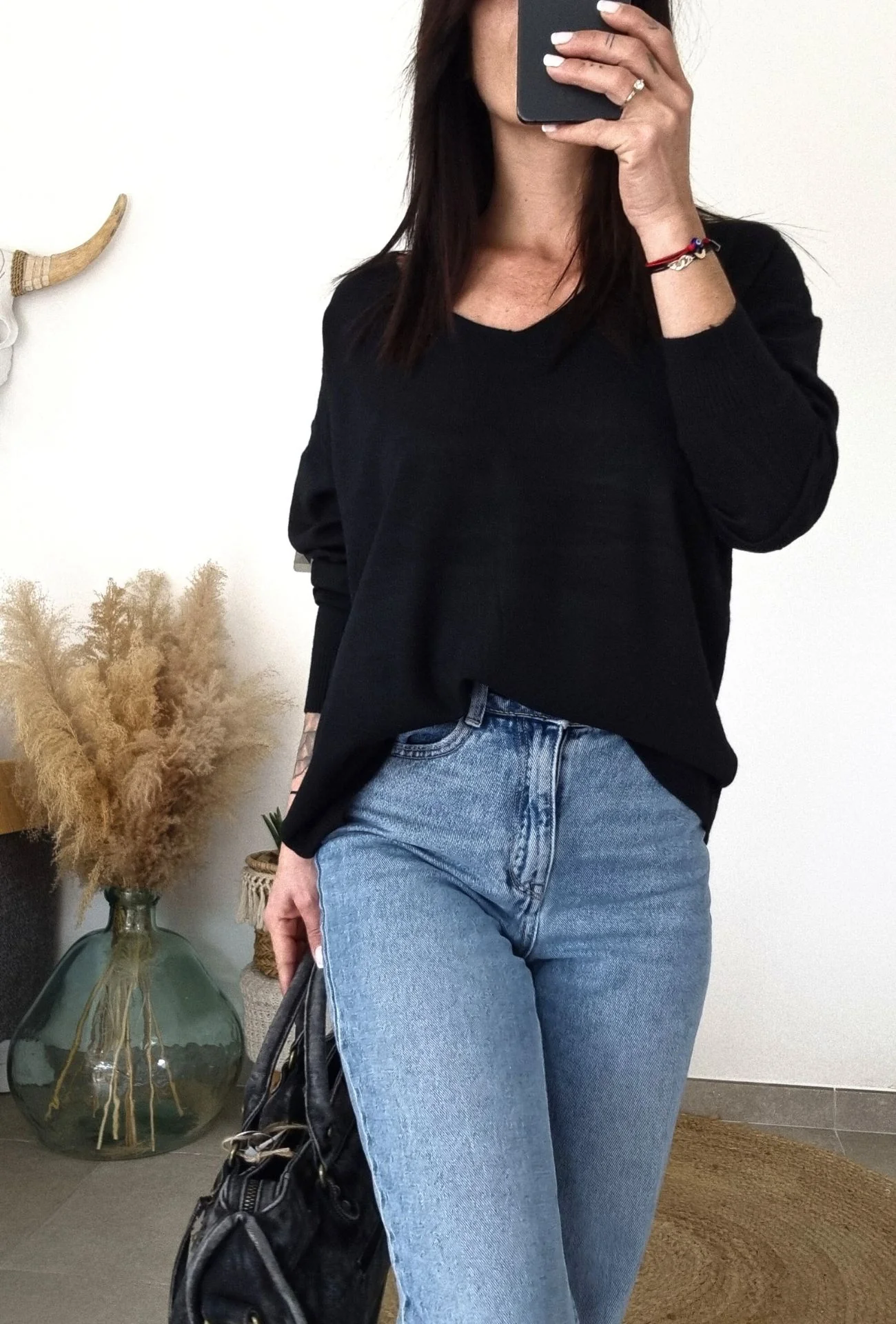 Pull léger EMY - Noir – Image 3