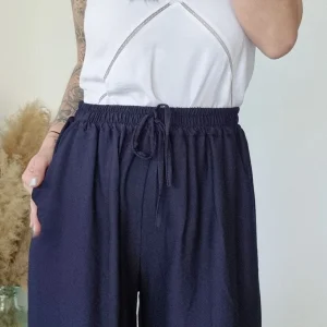 Pantalon fluide NOE bleu marine