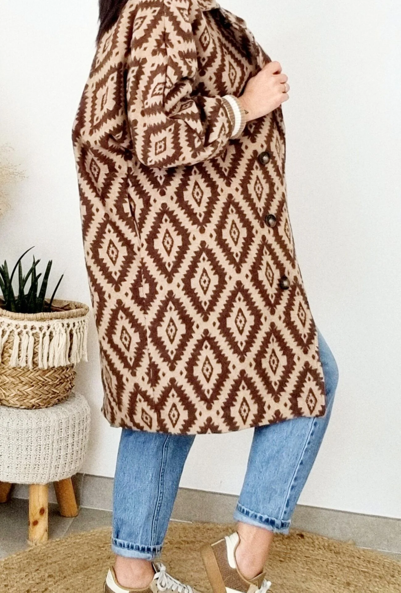 Manteau GIPSY Marron – Image 5