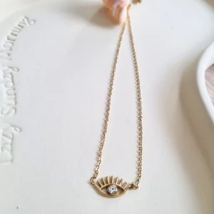 Collier EYE Doré