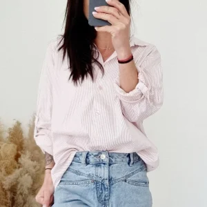 Chemise SOSO rayures rose