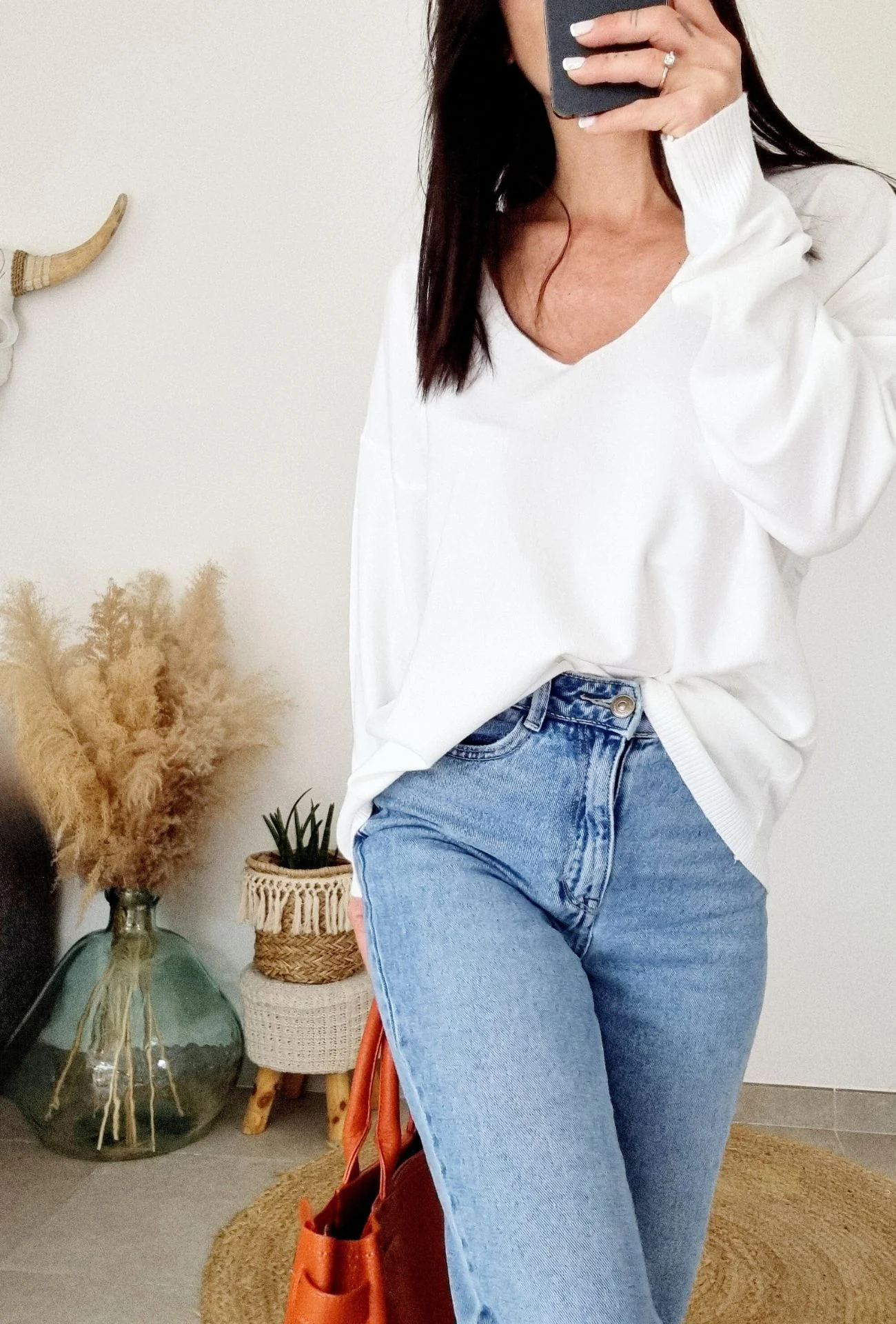 Pull léger EMY - Blanc