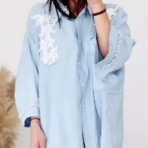 Chemise en jeans PEARL bleu clair
