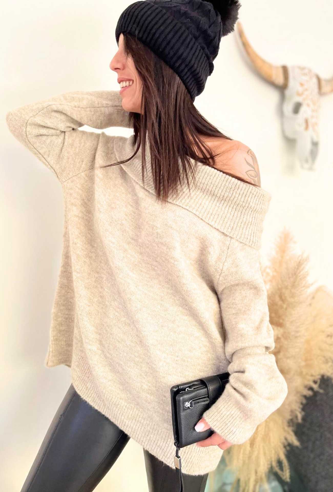 Bonnet pompon JOE Noir – Image 2