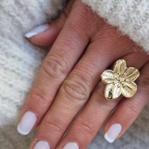 Bague Flower doré