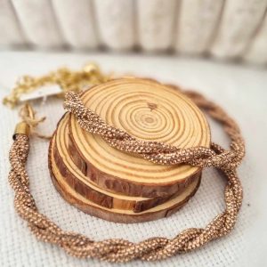 Ceinture MOUNA rose poudrée