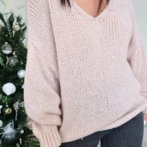 Pull CHARLINE Rose poudré