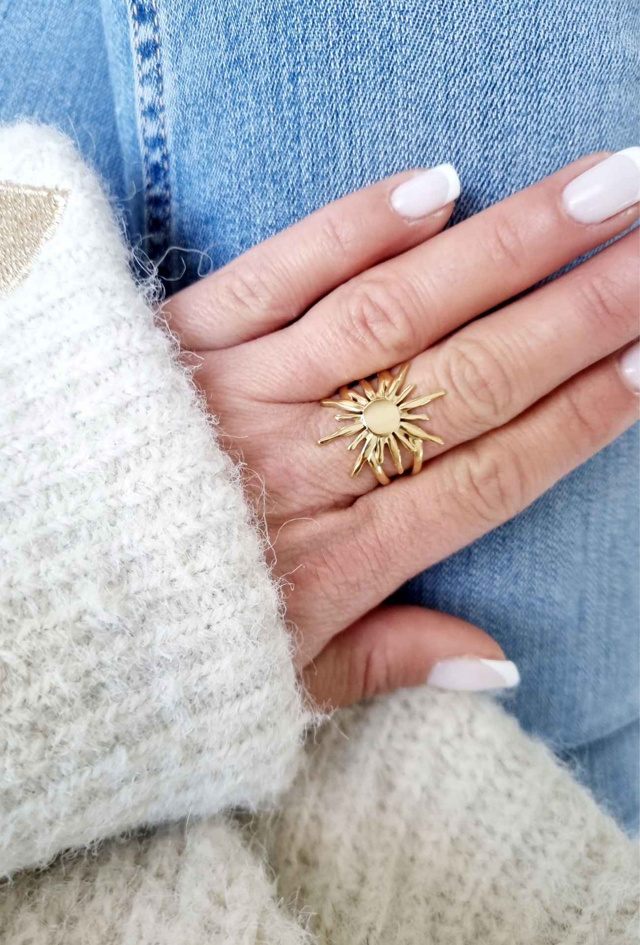 Bague SUNNY doré – Image 2