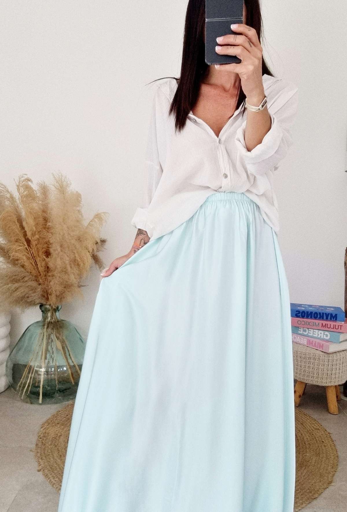 Jupe BAHAMAS turquoise – Image 2