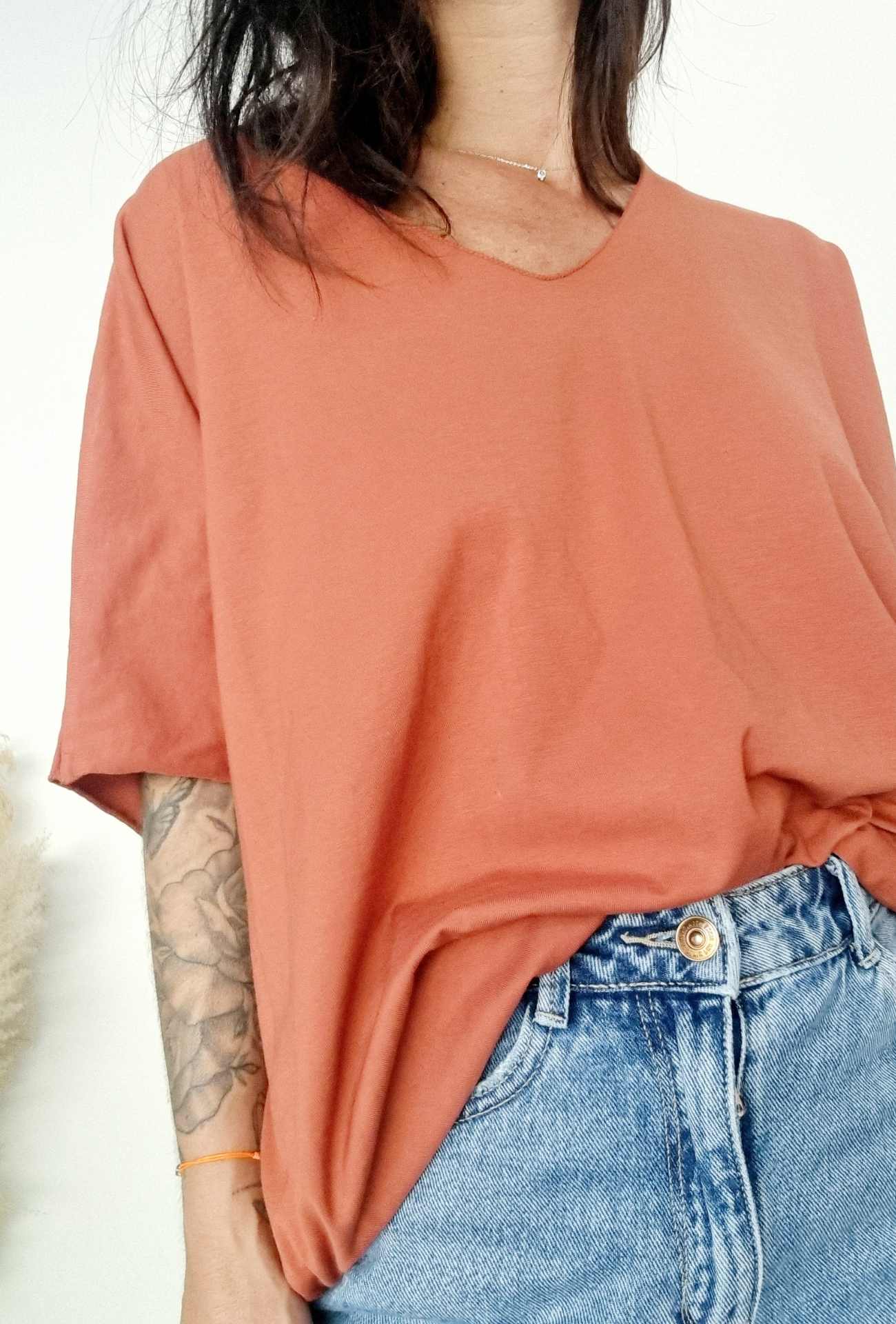 T-shirt oversize INGRID Terracota
