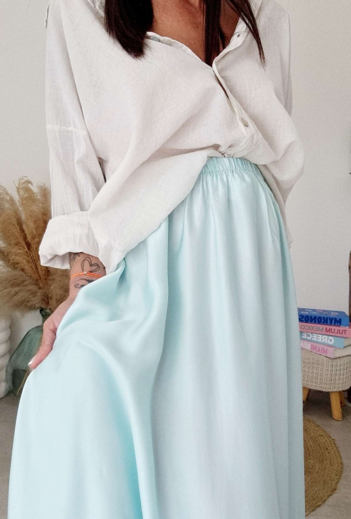 Jupe BAHAMAS turquoise – Image 3