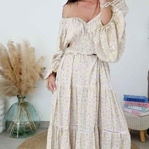 Robe - AZALEE - Jaune