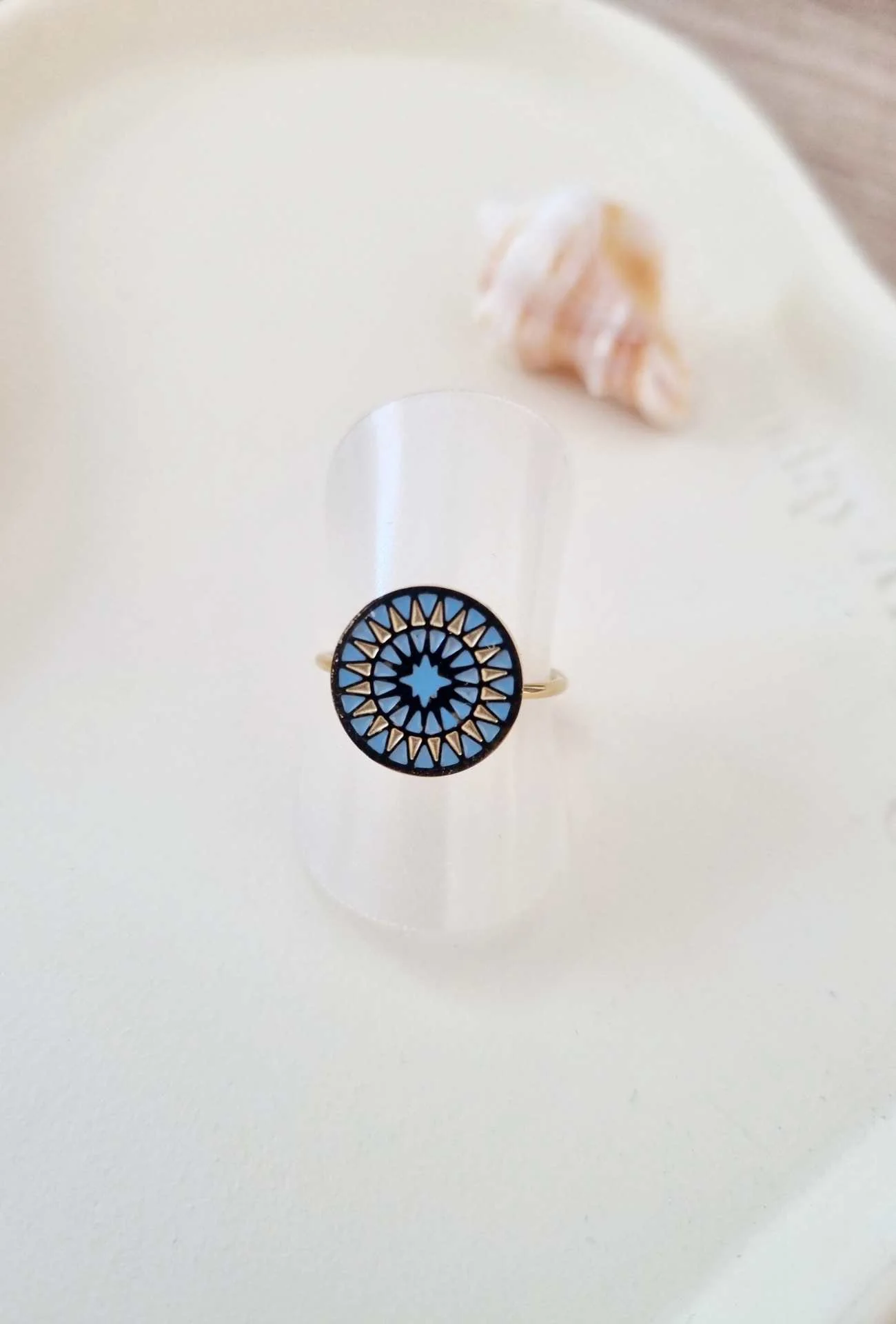 Bague CARO bleu