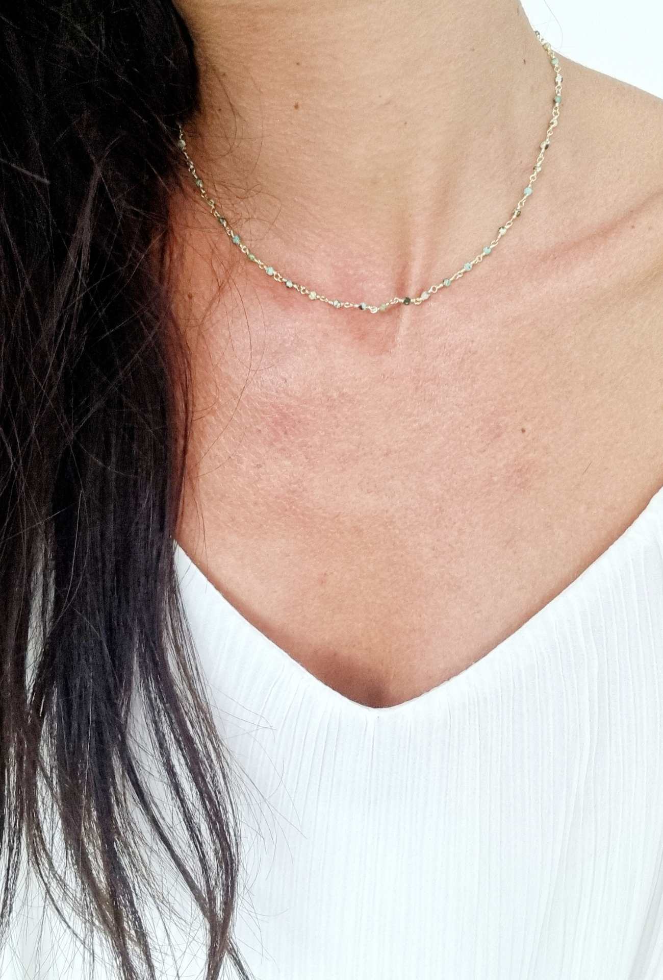 Collier LILI vert – Image 3