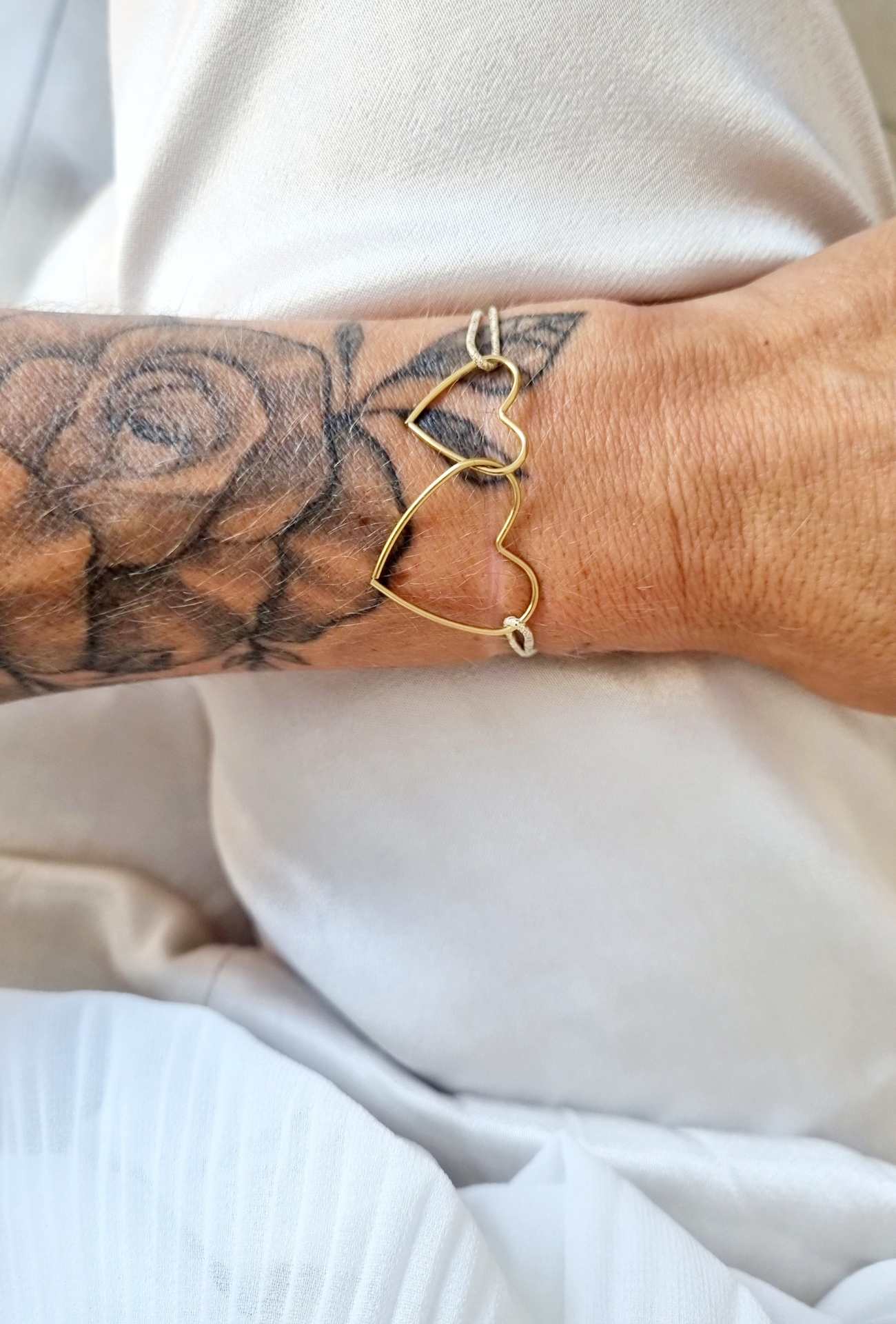 Bracelet LOVE to LOVE dorée – Image 2