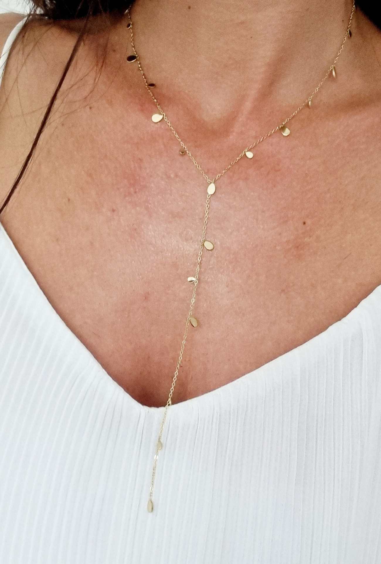 Collier long NINA dorée – Image 2