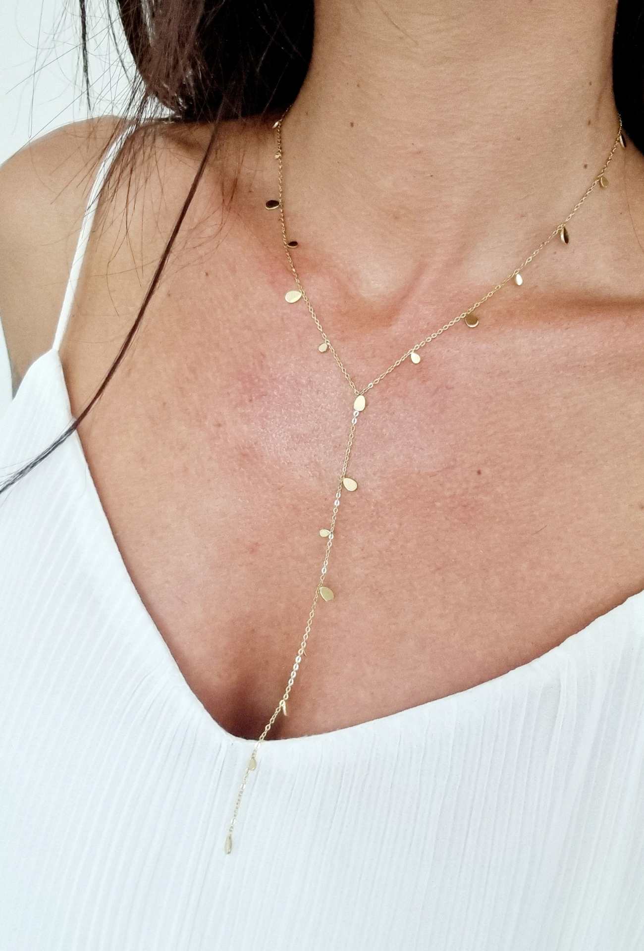 Collier long NINA dorée – Image 4