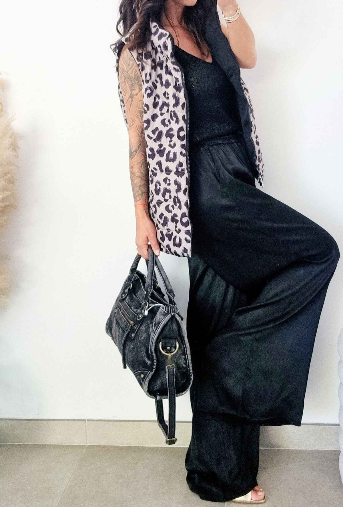 Veste sans manches réversible LEON