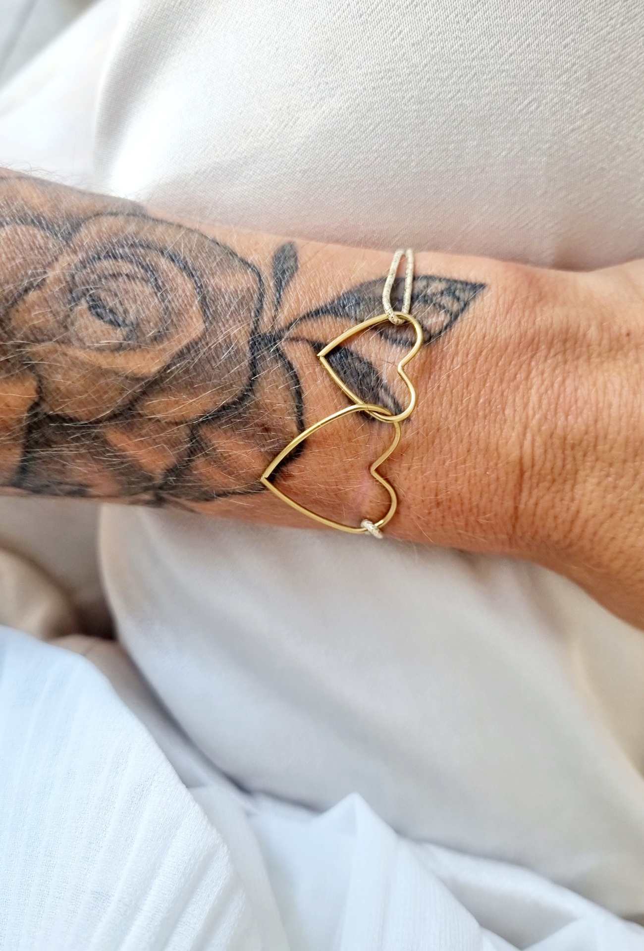 Bracelet LOVE to LOVE dorée – Image 4