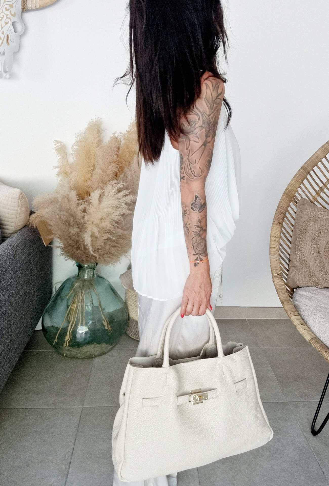 Sac CLAUDINE Blanc cassé – Image 2