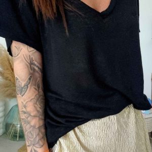 Tee-shirt - LYNE - Noir