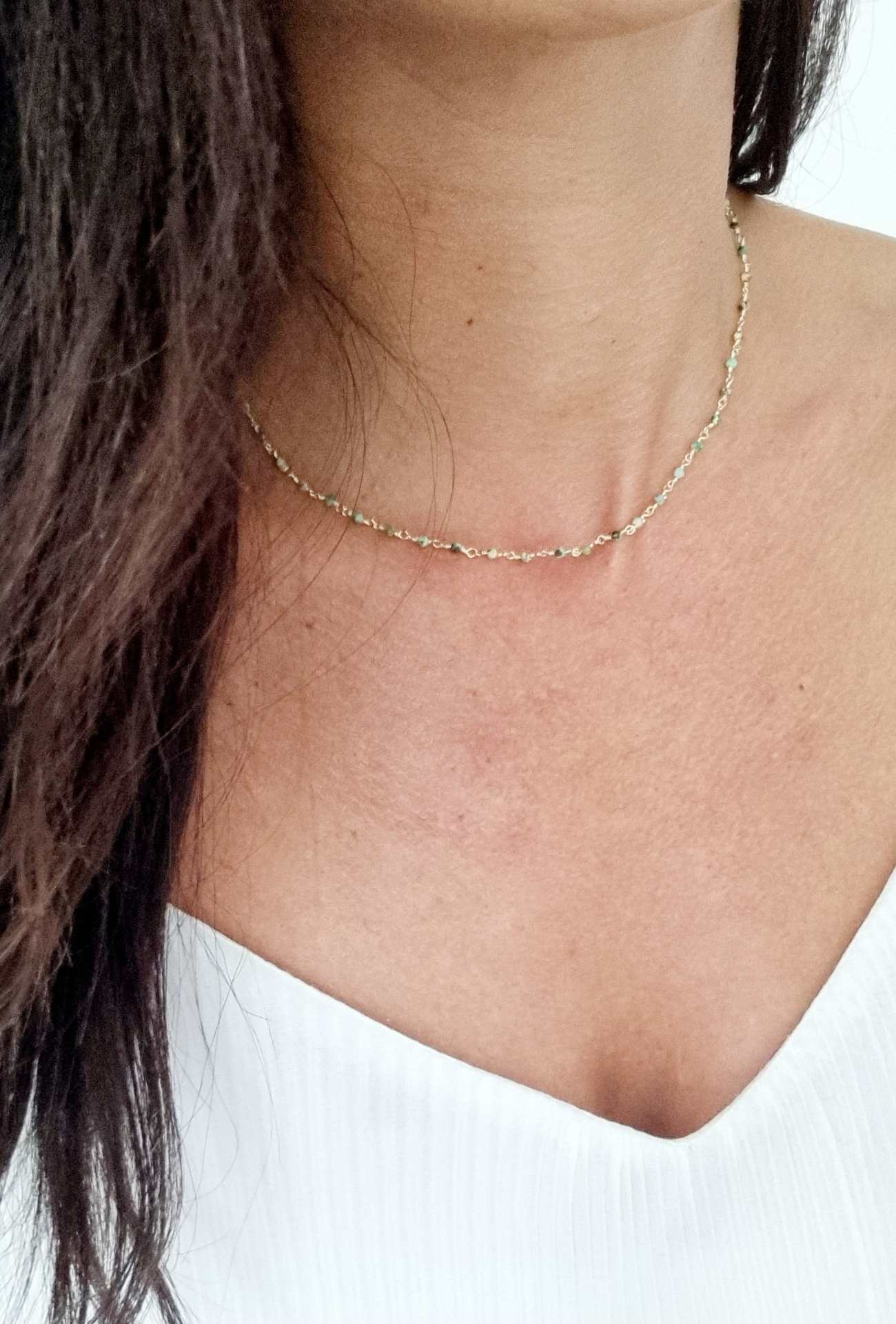 Collier LILI vert – Image 5