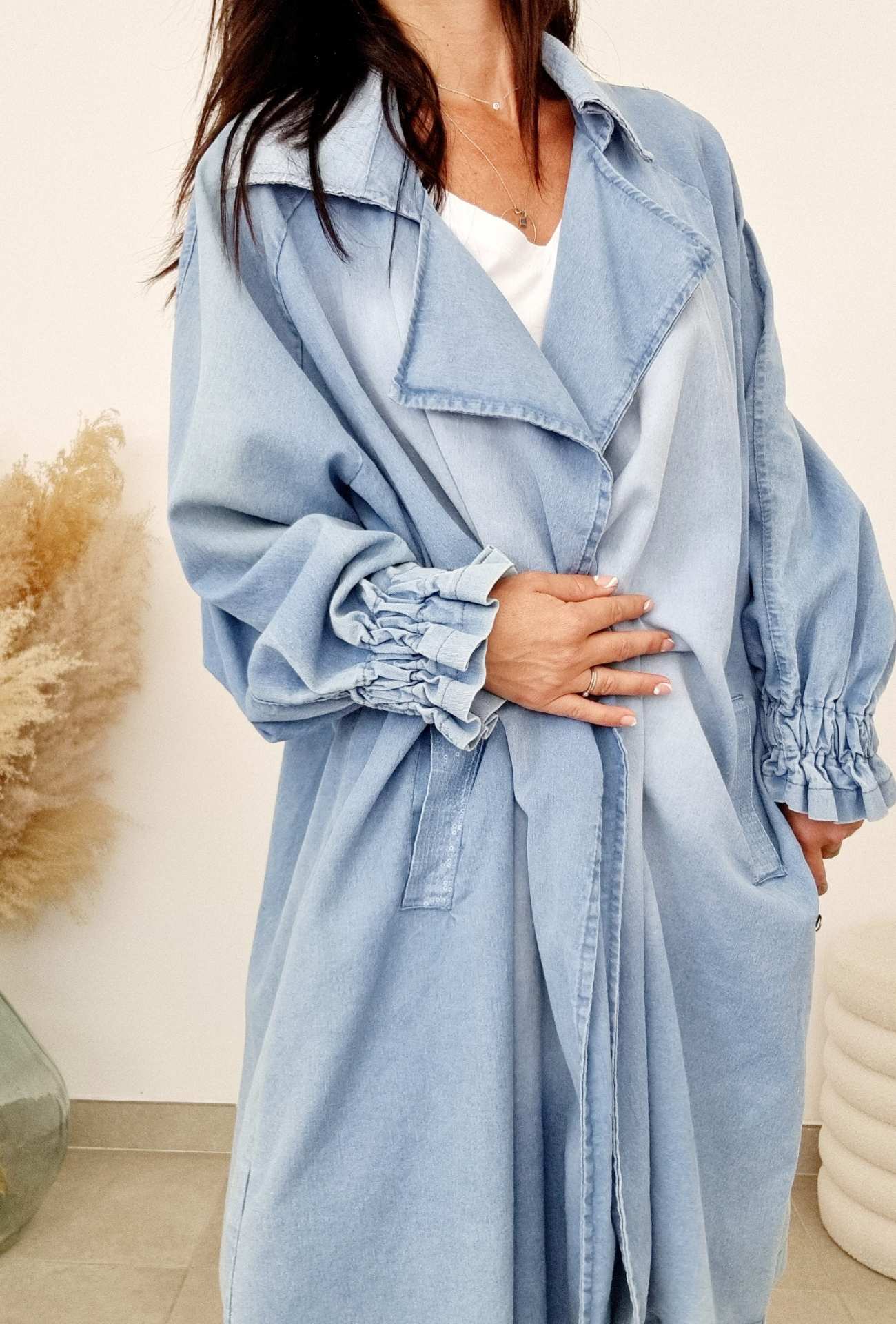 Veste oversize jeans Kimono ROCK – Image 5