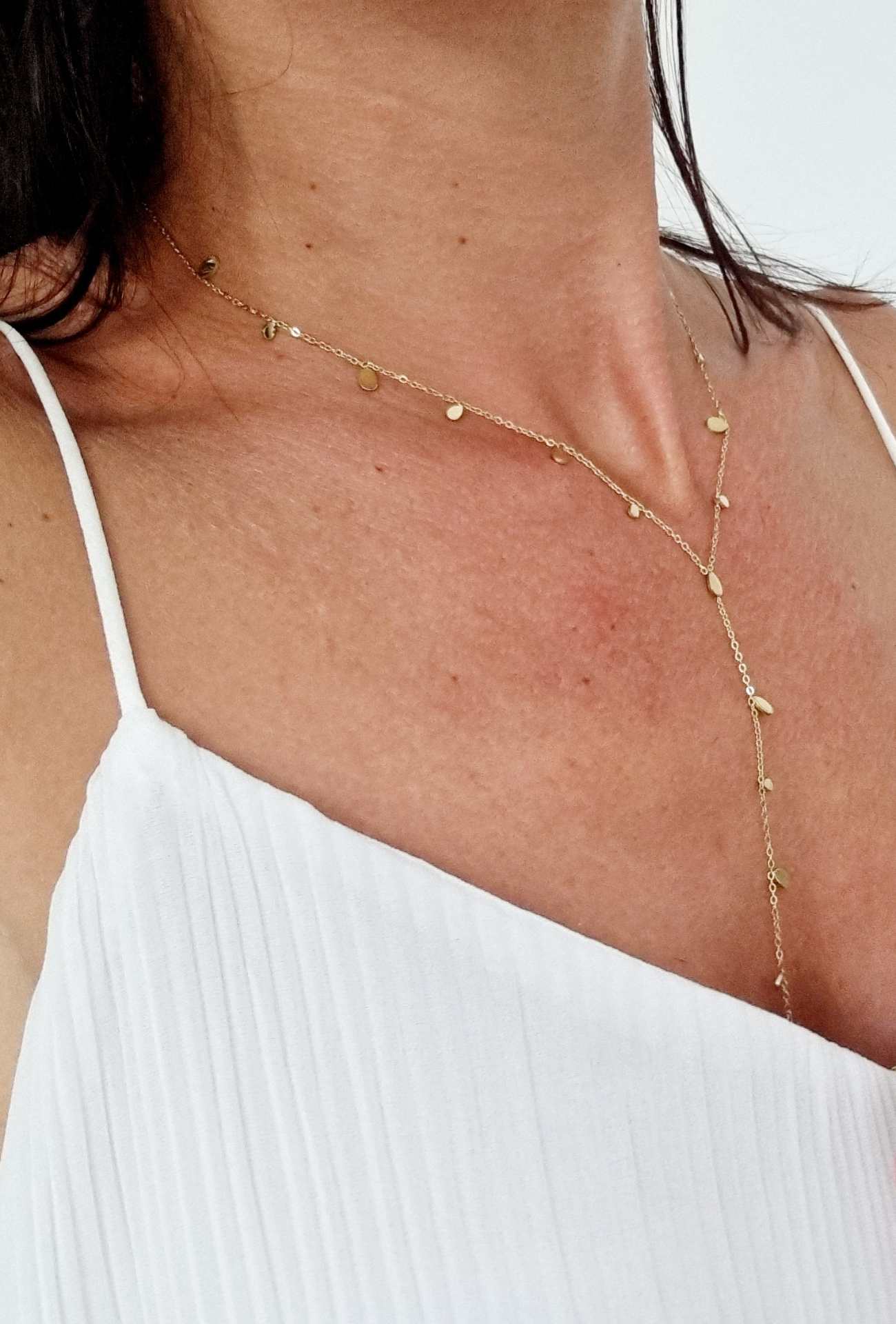 Collier long NINA dorée – Image 5