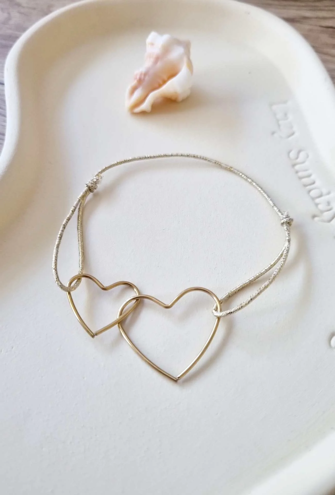 Bracelet LOVE to LOVE dorée – Image 3