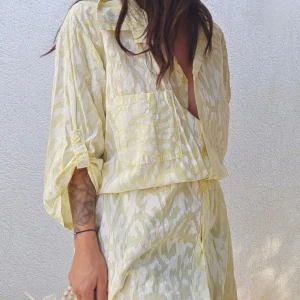 Robe chemise GAELLE jaune