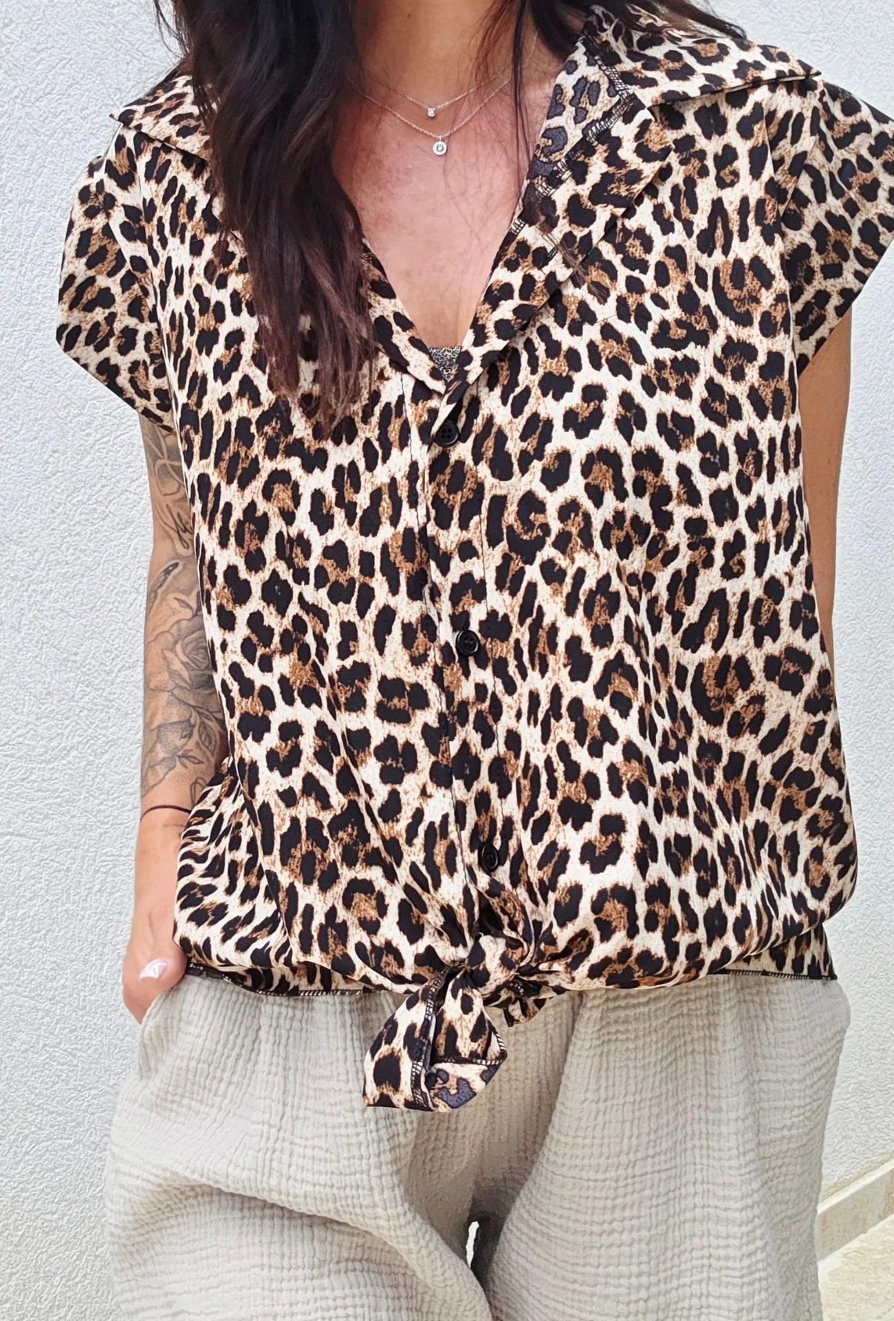 Blouse noeud LEO – Image 2