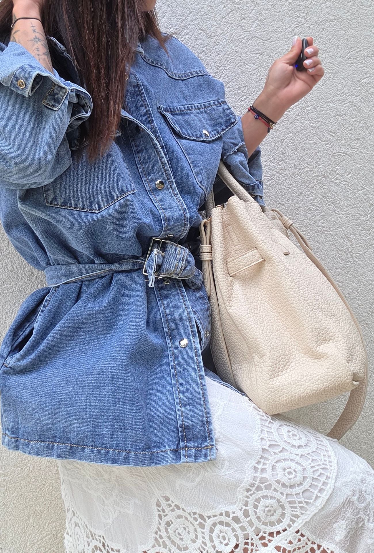 Veste / Chemise en jeans KATE – Image 2