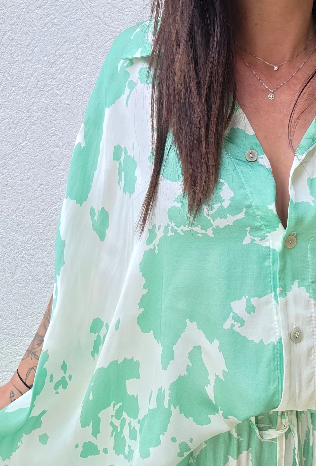 Blouse EVANA vert – Image 2